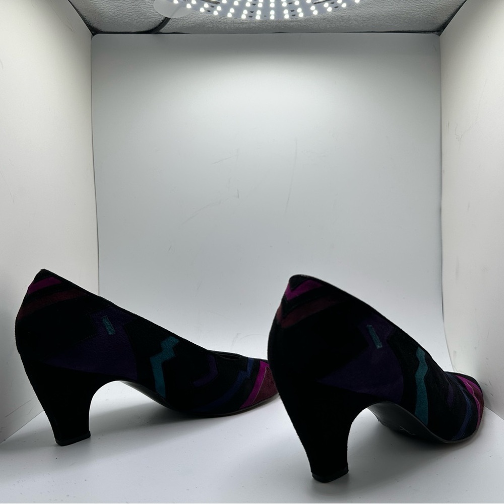 80s Colorful Designer Pumps, Stuart Weitzman for Mr Seymour 😍🤩❤️ - Picture 9 of 16